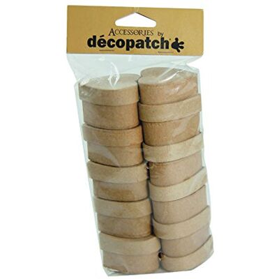 décopatch EV008O balení s 10 krabičkami ve tvaru srdce (z papír-mache na zdobení a personalizaci, 5 x 5 x 3 cm, ideální na šperky, bonbóny nebo malé předměty) 1 balení v kartonové hnědé décopatch EV008O balení s 10 krabičkami ve tvaru srdce (z papír-mache na zdobení a personalizaci, 5 x 5 x 3 cm, ideální na šperky, bonbóny nebo malé předměty) 1 balení v kartonové hnědé