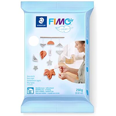 Staedtler 8131-0 FIMOair Light Extra-Light Air Drying Modelling Clay, 250 g White (Pack of 1) Staedtler 8131-0 FIMOair Light Extra-Light Air Drying Modelling Clay, 250 g White (Pack of 1)