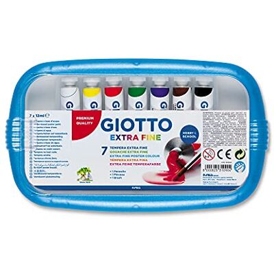 GIOTTO 3031 00 temperová barva, 7/vícebarevná, 20,2 x 12 x 2,5 cm GIOTTO 3031 00 temperová barva, 7/vícebarevná, 20,2 x 12 x 2,5 cm