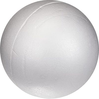 Rayher 3306200 polystyrenová koule, bílá, dělitelná, 2 polomisky, Ø 25 cm, pro ruční práce, lepení, zdobení a malování Rayher 3306200 polystyrenová koule, bílá, dělitelná, 2 polomisky, Ø 25 cm, pro ruční práce, lepení, zdobení a malování