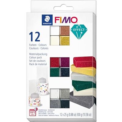 Staedtler FIMO effect 8013 Colour Pack – 12 polobloků à 25 g Staedtler FIMO effect 8013 Colour Pack – 12 polobloků à 25 g