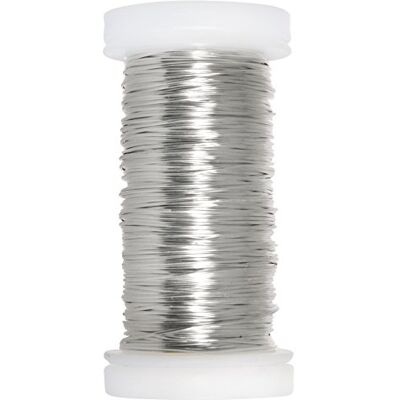 Rayher 24078000 stříbrný drát, 0,5 mm ø, cívka 50 m Rayher 24078000 stříbrný drát, 0,5 mm ø, cívka 50 m