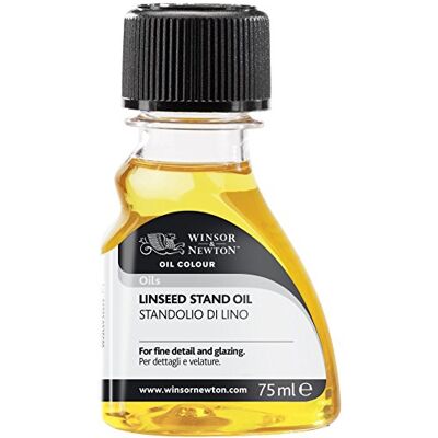 Winsor & Newton 3021749 stojanový olej Lněný olej, prodlužuje dobu schnutí olejových barev, 75 ml láhev Winsor & Newton 3021749 stojanový olej Lněný olej, prodlužuje dobu schnutí olejových barev, 75 ml láhev