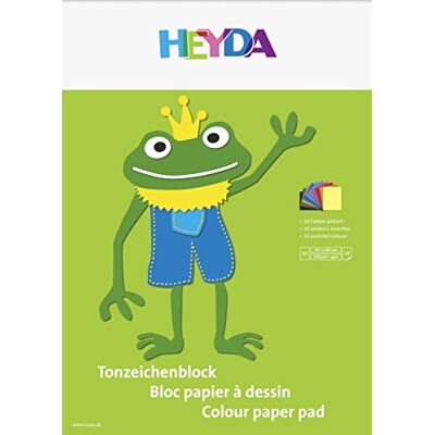 HEYDA Kreslicí blok jílovitý blok, 297 mm x 420 mm x A3, 130 g/m2, žába, 20 listů HEYDA Kreslicí blok jílovitý blok, 297 mm x 420 mm x A3, 130 g/m2, žába, 20 listů