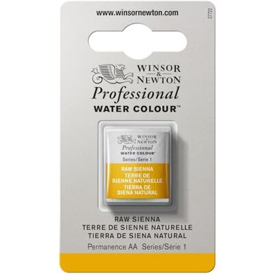 Winsor & Newton 0101552 Profesionální akvarelová barva, živé vodní barvy v umělecké kvalitě, vysoká zářivost barev a svítivost, stálobarevná, archivní kvalita, 1/2 misky přírodní Siena Winsor & Newton 0101552 Profesionální akvarelová barva, živé vodní barvy v umělecké kvalitě, vysoká zářivost barev a svítivost, stálobarevná, archivní kvalita, 1/2 misky přírodní Siena