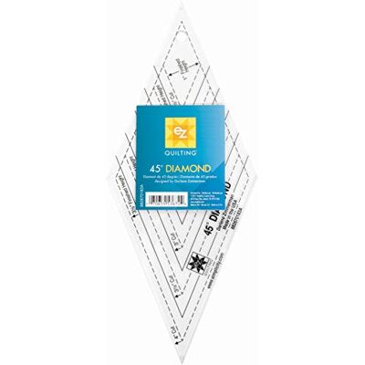WRIGHTS EZ Quilting 45° kosočtverec, šablona z akrylu WRIGHTS EZ Quilting 45° kosočtverec, šablona z akrylu