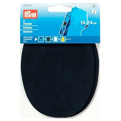 Prym 929351 Patches velurová kůže (šití) 10 x 14 cm námořnická modrá, modrá Prym 929351 Patches velurová kůže (šití) 10 x 14 cm námořnická modrá, modrá