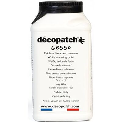 décopatch GE300AO Gesso akrylová barva bílá pro každý podklad 300 g décopatch GE300AO Gesso akrylová barva bílá pro každý podklad 300 g