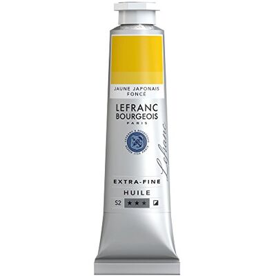 Lefranc Bourgeois 405041 extra jemná olejová barva v umělecké kvalitě z vysoce kvalitních pigmentů, živé barvy, vysoká světlostálost, tuba 40 ml japonská žlutá tmavá Lefranc Bourgeois 405041 extra jemná olejová barva v umělecké kvalitě z vysoce kvalitních pigmentů, živé barvy, vysoká světlostálost, tuba 40 ml japonská žlutá tmavá