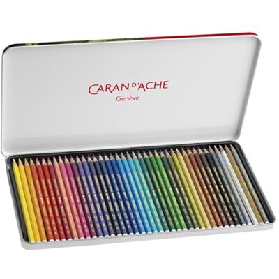 Caran d'Ache 999340 PRISMALO akvarelové pastelky v kovové krabičce, 1 kus (40 ks v balení) Caran d'Ache 999340 PRISMALO akvarelové pastelky v kovové krabičce, 1 kus (40 ks v balení)