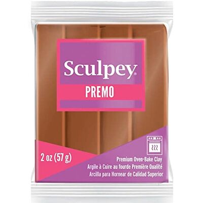 Sculpey Premo Polymer Clay 2oz-Copper/ Sold as a pack of 5 Sculpey Premo Polymer Clay 2oz-Copper/ Sold as a pack of 5