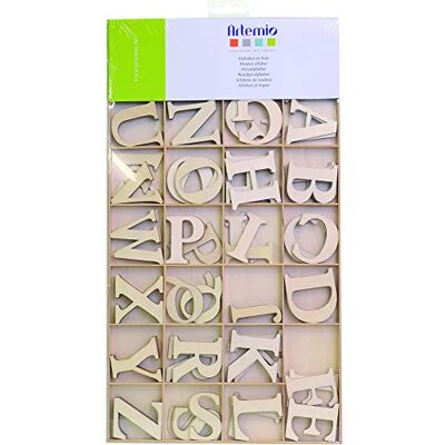 Artemio Philips Lighting Philips 6 cm Holz Alphabet Großbuchstaben, beige Artemio Philips Lighting Philips 6 cm Holz Alphabet Großbuchstaben, beige