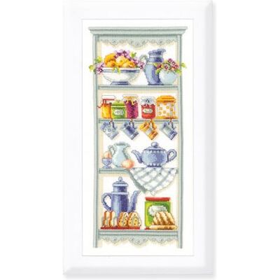 Vervaco Gezählter Kreuzstich Stickpackungen DIY Stickbilder Romatisches Küchenregal Wanddekoration Handarbeit Set für Erwachsene Kreatives Handwerk ca. 16 x 36 cm Kreuzstichbilder Set Hausdeko Vervaco Gezählter Kreuzstich Stickpackungen DIY Stickbilder Romatisches Küchenregal Wanddekoration Handarbeit Set für Erwachsene Kreatives Handwerk ca. 16 x 36 cm Kreuzstichbilder Set Hausdeko
