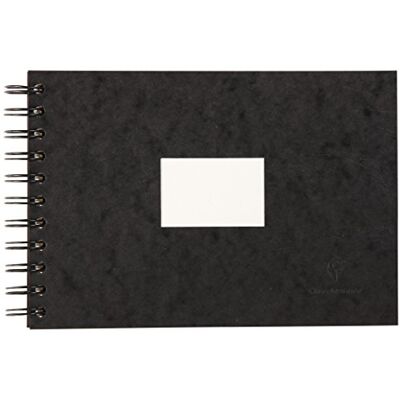 Clairefontaine 96060C cestovní album s dvojitou spirály akvarelový papír, jemný, DIN A5, 14,8 x 21 cm, 25 listů, 300 g, bílé Clairefontaine 96060C cestovní album s dvojitou spirály akvarelový papír, jemný, DIN A5, 14,8 x 21 cm, 25 listů, 300 g, bílé