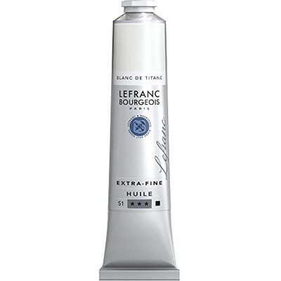 Lefranc Bourgeois 405155 extra jemná olejová barva v umělecké kvalitě z vysoce kvalitních pigmentů, živé barvy, vysoká světelná stálost, tuba 200 ml titanová bílá Lefranc Bourgeois 405155 extra jemná olejová barva v umělecké kvalitě z vysoce kvalitních pigmentů, živé barvy, vysoká světelná stálost, tuba 200 ml titanová bílá