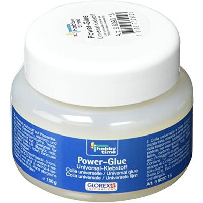 GLOREX 6 8090 15 Power Glue univerzální lepidlo, 150 ml, univerzální lepidlo, bez rozpouštědel, schne transparentně, vhodné pro všechny materiály GLOREX 6 8090 15 Power Glue univerzální lepidlo, 150 ml, univerzální lepidlo, bez rozpouštědel, schne transparentně, vhodné pro všechny materiály