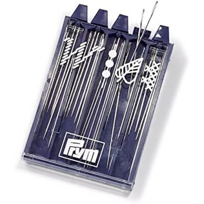 Prym 125110 vyšívací a perlové jehly ST stříbrné barvy tříděné, stříbrné Prym 125110 vyšívací a perlové jehly ST stříbrné barvy tříděné, stříbrné