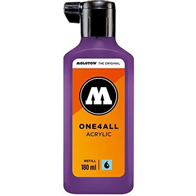 Molotow ONE4ALL Refill akryl, barva 042 rybíz 180 ml, doplňovací inkoust pro permanentní popisovač Molotow ONE4ALL Refill akryl, barva 042 rybíz 180 ml, doplňovací inkoust pro permanentní popisovač
