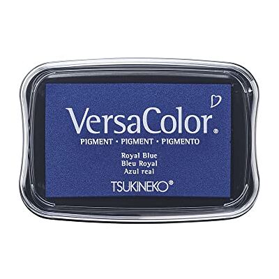 Rayher 29017376 Versa Color Pigmentový razítkovací polštář, 9,6 x 6,3 x 1,8 cm, královská modrá Rayher 29017376 Versa Color Pigmentový razítkovací polštář, 9,6 x 6,3 x 1,8 cm, královská modrá