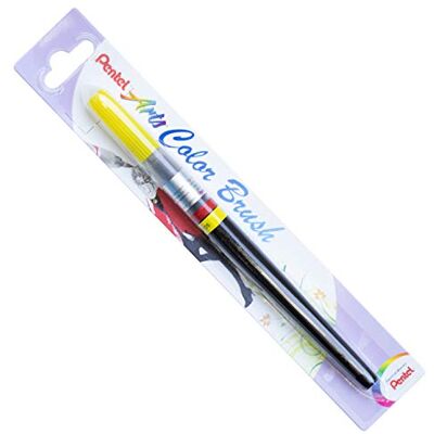 Pentel XGFL-105X Colour Brush, jedinečný štětec naplněný akvarelovým inkoustem, žlutý Pentel XGFL-105X Colour Brush, jedinečný štětec naplněný akvarelovým inkoustem, žlutý