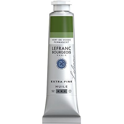 Lefranc Bourgeois 405108 extra jemná olejová barva v umělecké kvalitě z vysoce kvalitních pigmentů, živé barvy, vysoká světlostálost, 40 ml tuba – šťávově zelená permanentní Lefranc Bourgeois 405108 extra jemná olejová barva v umělecké kvalitě z vysoce kvalitních pigmentů, živé barvy, vysoká světlostálost, 40 ml tuba – šťávově zelená permanentní