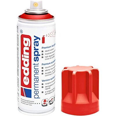 Edding 4-5200924 Permanentní Sprej 5200, 200 ml, dopravní červená Edding 4-5200924 Permanentní Sprej 5200, 200 ml, dopravní červená