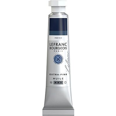 Lefranc Bourgeois 404967 extra jemná olejová barva v umělecké kvalitě z vysoce kvalitních pigmentů, živé barvy, vysoká světlostálost, 20 ml tuba indigo Lefranc Bourgeois 404967 extra jemná olejová barva v umělecké kvalitě z vysoce kvalitních pigmentů, živé barvy, vysoká světlostálost, 20 ml tuba indigo