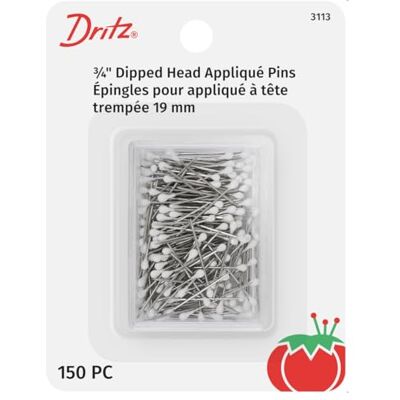 Dritz 3113 Stecknadeln, 1,9 cm, 150 Stück Dritz 3113 Stecknadeln, 1,9 cm, 150 Stück
