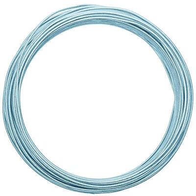 Creative Basteldraht und Schmuckdraht 30 m x 2 mm Ice Blue – Rund Geprägt Flexibler Draht zum Basteln für Blumenkranz, Scmuckherstellung und Modellbau Creative Basteldraht und Schmuckdraht 30 m x 2 mm Ice Blue – Rund Geprägt Flexibler Draht zum Basteln für Blumenkranz, Scmuckherstellung und Modellbau