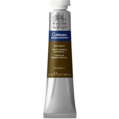 Winsor & Newton 0308554 Cotman akvarelová barva s vynikající průhledností, barevnou silou a zpracovatelskými vlastnostmi, vodní barva 21 ml tuba – přírodní Umbra Winsor & Newton 0308554 Cotman akvarelová barva s vynikající průhledností, barevnou silou a zpracovatelskými vlastnostmi, vodní barva 21 ml tuba – přírodní Umbra