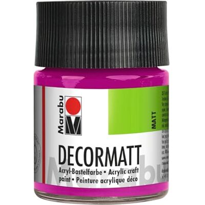 Marabu 14010005014 – dekorační matná akrylová magenta 014, 50 ml, sametově matná akrylová barva na vodní bázi, krémová a intenzivní barva, odolná vůči slinám, odolná proti povětrnostním vlivům, pro Marabu 14010005014 – dekorační matná akrylová magenta 014, 50 ml, sametově matná akrylová barva na vodní bázi, krémová a intenzivní barva, odolná vůči slinám, odolná proti povětrnostním vlivům, pro