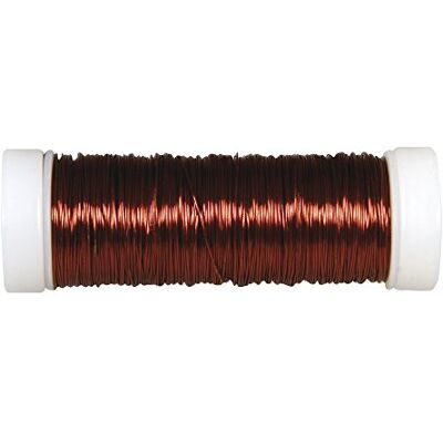 Rayher 2405505 háčkovaný drát, t. hnědý, 0,30 mm ø, cívka 50 m, ozdobný drát, barevně lakovaný měděný drát, pro výrobu šperků a stromků s drahokamy, tmavě hnědý Rayher 2405505 háčkovaný drát, t. hnědý, 0,30 mm ø, cívka 50 m, ozdobný drát, barevně lakovaný měděný drát, pro výrobu šperků a stromků s drahokamy, tmavě hnědý