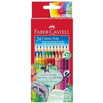 Faber-Castell Barevné pastelky Colour GRIP 2001 od , 112424, tříděné Faber-Castell Barevné pastelky Colour GRIP 2001 od , 112424, tříděné