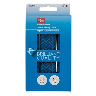 Prym 212110 kruhové pletací jehlice MS 40 cm 2,50 mm stříbrné barvy Prym 212110 kruhové pletací jehlice MS 40 cm 2,50 mm stříbrné barvy