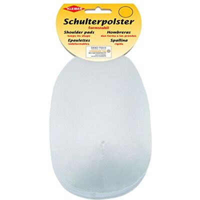 Kleiber KR 5 háčků a flaušových pásů Ramenní vycpávky Raglán, 50% polyamid, bílá, 16 × 11,5 × 4 cm, 83571 Kleiber KR 5 háčků a flaušových pásů Ramenní vycpávky Raglán, 50% polyamid, bílá, 16 × 11,5 × 4 cm, 83571