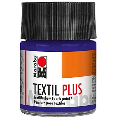 Marabu 17150005051 – Textil Plus fialová tmavá 50 ml, plně krycí barva na látky na tmavé látky, vhodná pro malování na látky a tisk látky, po fixaci lze prát do 40 °C Marabu 17150005051 – Textil Plus fialová tmavá 50 ml, plně krycí barva na látky na tmavé látky, vhodná pro malování na látky a tisk látky, po fixaci lze prát do 40 °C