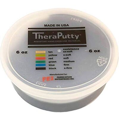 CanDo Antimikrobiální modelovací hmota TheraPutty – 170 g – černá (velmi těžká) CanDo Antimikrobiální modelovací hmota TheraPutty – 170 g – černá (velmi těžká)