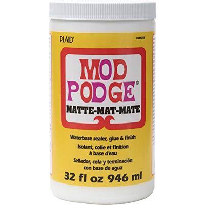Mod Podge , Lak na ošetření na bázi vody, lepidlo a lak, matný, CS11303, 946 ml láhev Mod Podge , Lak na ošetření na bázi vody, lepidlo a lak, matný, CS11303, 946 ml láhev