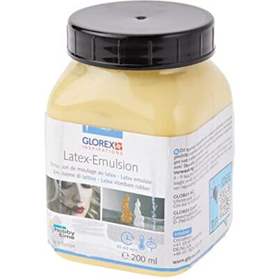 GLOREX 6 2703 000 latexová emulze, 200 ml, na vzduchu tvrdnoucí, přírodní tvarová hmota na 1složkové bázi kaučukového stromu, šetrné k pokožce, barvené GLOREX 6 2703 000 latexová emulze, 200 ml, na vzduchu tvrdnoucí, přírodní tvarová hmota na 1složkové bázi kaučukového stromu, šetrné k pokožce, barvené