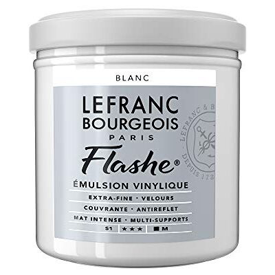 Lefranc Bourgeois 300533 Flashe akrylová barva a vinylová barva, vysoce pigmentovaná, elastická, stálá na světle, odolná proti stárnutí, matná, pro vnitřní a venkovní použití, květináč 125 ml - Lefranc Bourgeois 300533 Flashe akrylová barva a vinylová barva, vysoce pigmentovaná, elastická, stálá na světle, odolná proti stárnutí, matná, pro vnitřní a venkovní použití, květináč 125 ml -