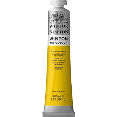 Winsor & Newton 1437149 Winton, jemná kvalitní olejová barva – 200ml tuba s rovnoměrnou konzistencí, odolná vůči světlu, vysoká krycí schopnost, bohatá na barevné pigmenty – chrom, žlutý barevný Winsor & Newton 1437149 Winton, jemná kvalitní olejová barva – 200ml tuba s rovnoměrnou konzistencí, odolná vůči světlu, vysoká krycí schopnost, bohatá na barevné pigmenty – chrom, žlutý barevný