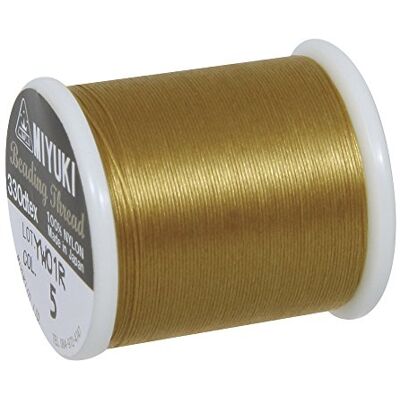 Rayher Hobby 89300616 řadová příze pro rocailles, zlatá, cívka 50 m, tloušťka 0,27 mm ø, ideální pro Delica rocailles 1,6 mm, perlová příze 100% nylon, extrémně tenká a odolná proti roztržení Rayher Hobby 89300616 řadová příze pro rocailles, zlatá, cívka 50 m, tloušťka 0,27 mm ø, ideální pro Delica rocailles 1,6 mm, perlová příze 100% nylon, extrémně tenká a odolná proti roztržení