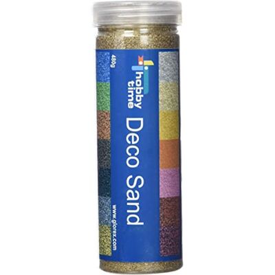 GLOREX Deco-Sand 480 g, Sand, Gold, 15.5 x 6 x 6 cm, 1 Einheiten GLOREX Deco-Sand 480 g, Sand, Gold, 15.5 x 6 x 6 cm, 1 Einheiten