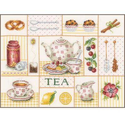 Lanarte Kreuzstich Stickpackungen Gezählter Kreuzstichbilder Set TEA PARTY Wanddekoration Handarbeit Set für Erwachsene 39 x 29 cm DIY Deko Bastelset Handwerker Kreative Geschenkset Lanarte Kreuzstich Stickpackungen Gezählter Kreuzstichbilder Set TEA PARTY Wanddekoration Handarbeit Set für Erwachsene 39 x 29 cm DIY Deko Bastelset Handwerker Kreative Geschenkset