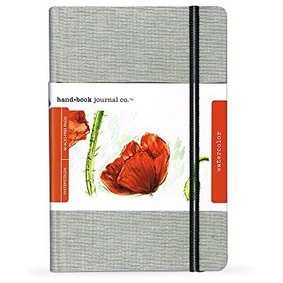 Speedball Handbook Journal Co. Aquarell-Skizzenbuch, großes Hochformat, 200 g/m², 200 g/m², Hardcover mit Tasche Speedball Handbook Journal Co. Aquarell-Skizzenbuch, großes Hochformat, 200 g/m², 200 g/m², Hardcover mit Tasche