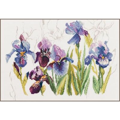 Lanarte Vyšívací sada křížkových stehů s křížkovým stehem sada 3 modré IRIS nástěnná dekorace ruční práce sada pro dospělé 40 x 28 cm DIY dekorační sada pro kutily řemeslníci kreativní dárková sada Lanarte Vyšívací sada křížkových stehů s křížkovým stehem sada 3 modré IRIS nástěnná dekorace ruční práce sada pro dospělé 40 x 28 cm DIY dekorační sada pro kutily řemeslníci kreativní dárková sada