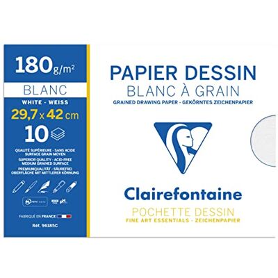 Clairefontaine pořadač rýsovací papír, bílá Clairefontaine pořadač rýsovací papír, bílá