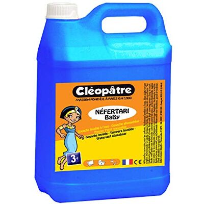 Cléopâtre PGBB5-5 kvaš Néfertari Baby, azurová (primární barva), 5 l Cléopâtre PGBB5-5 kvaš Néfertari Baby, azurová (primární barva), 5 l