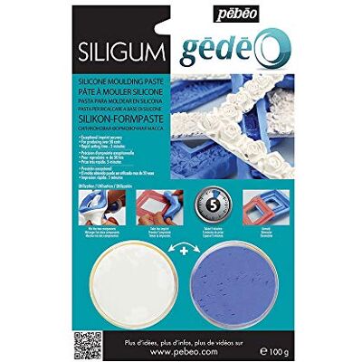 PEBEO , 766309 Siligum, 100 g, bílá modrá PEBEO , 766309 Siligum, 100 g, bílá modrá