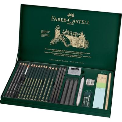 Faber-Castell 26dílná kreslicí sada Pitt Graphite v kartonovém pouzdře Faber-Castell 26dílná kreslicí sada Pitt Graphite v kartonovém pouzdře